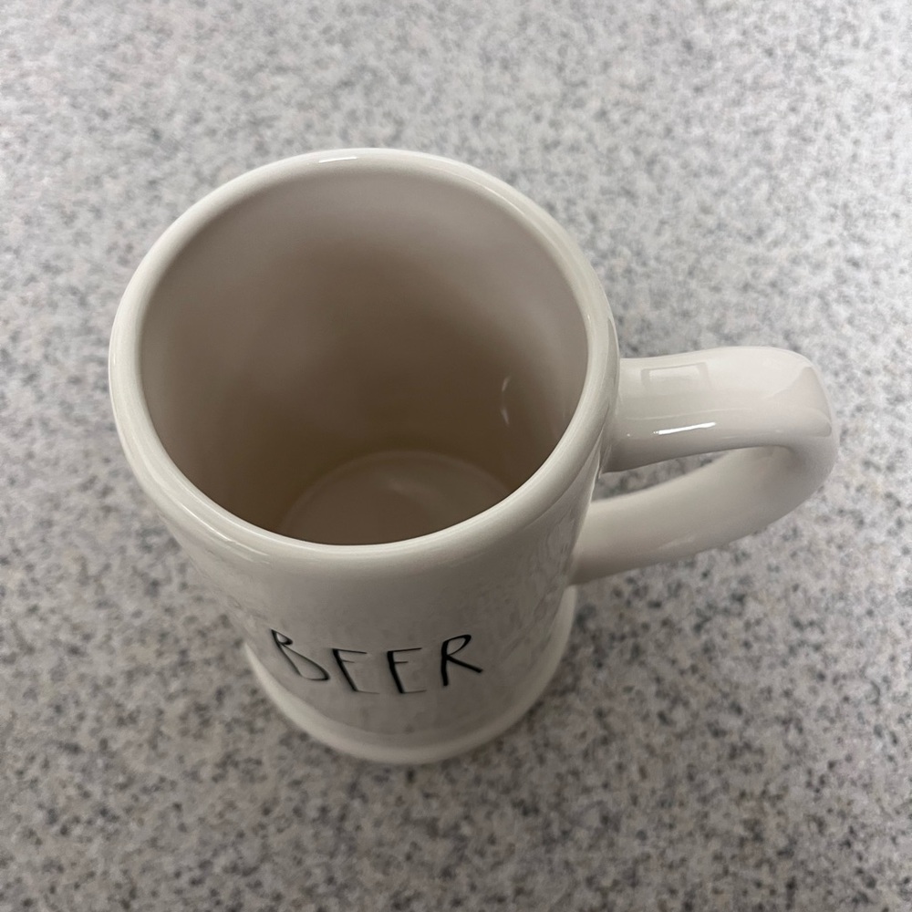 Rae Dunn Black and White Beer Mugs Trio - Picture 5 of 16